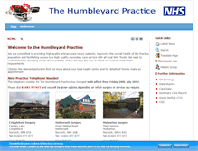 Tablet Screenshot of humbleyardpractice.co.uk